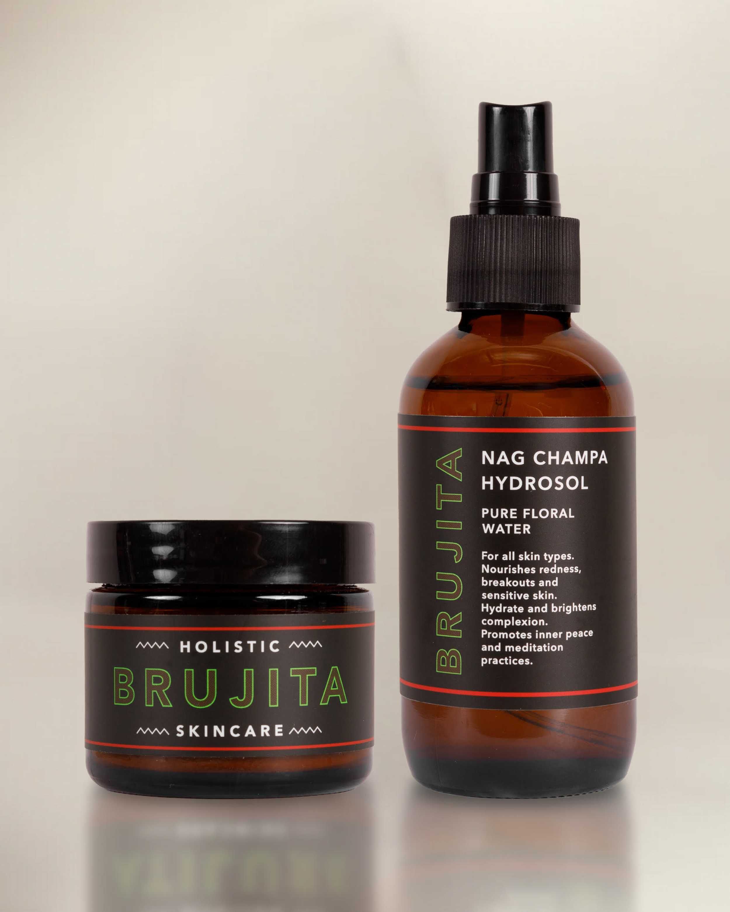 Brujitas Herbs Facial Mask with Nag Champa Hydrosol Set